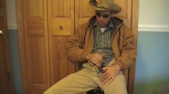 cowboy jacking off