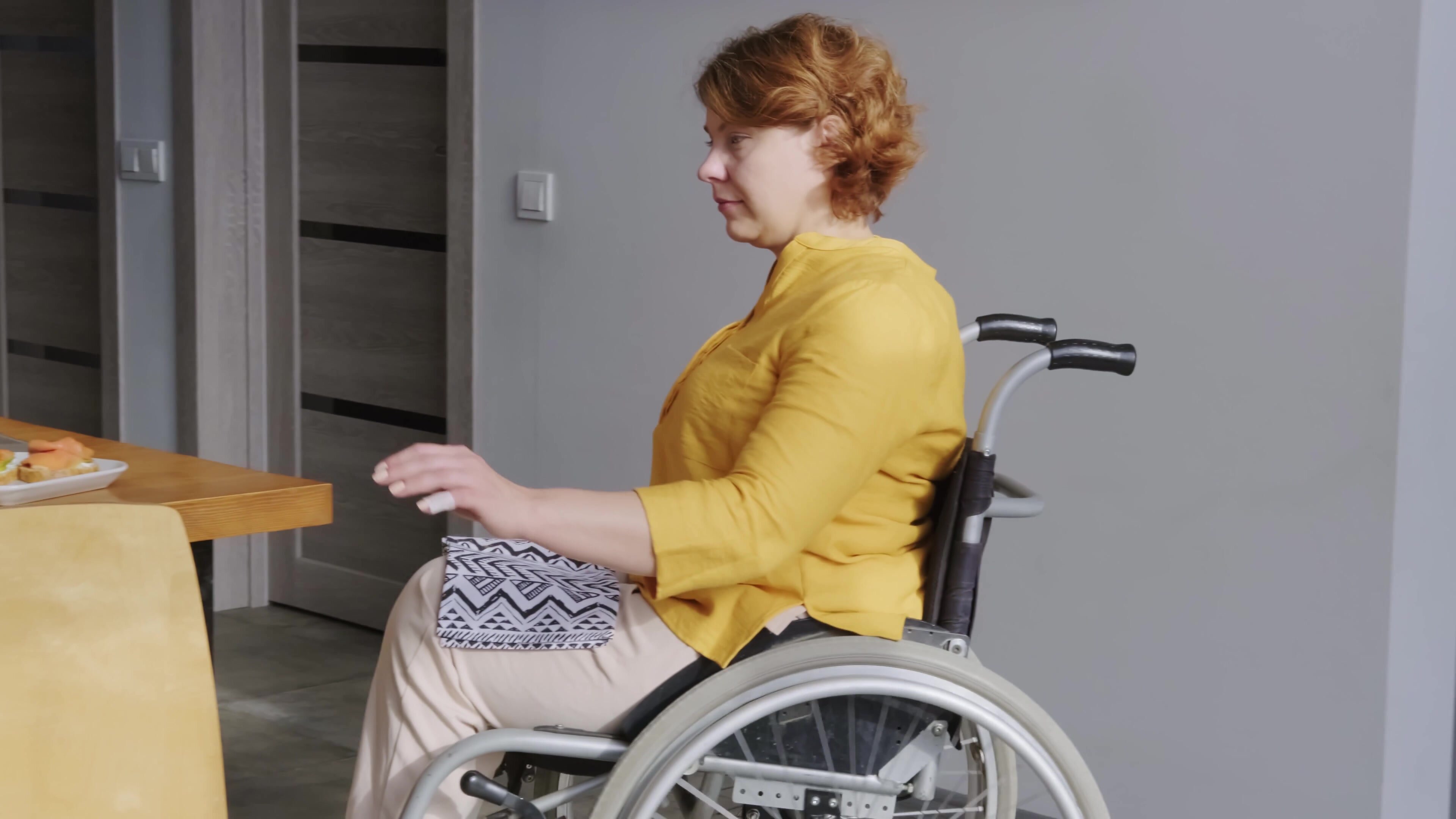 Wheelchair woman - video 2