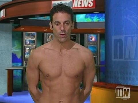 Naked news (male)