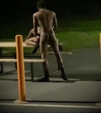 Fucking outside in the park