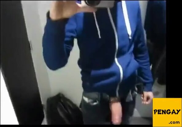 Dressing room jerk off