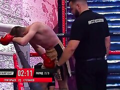 Hot Boxer Gets Kicked in His Nuts by Dirty Fighter