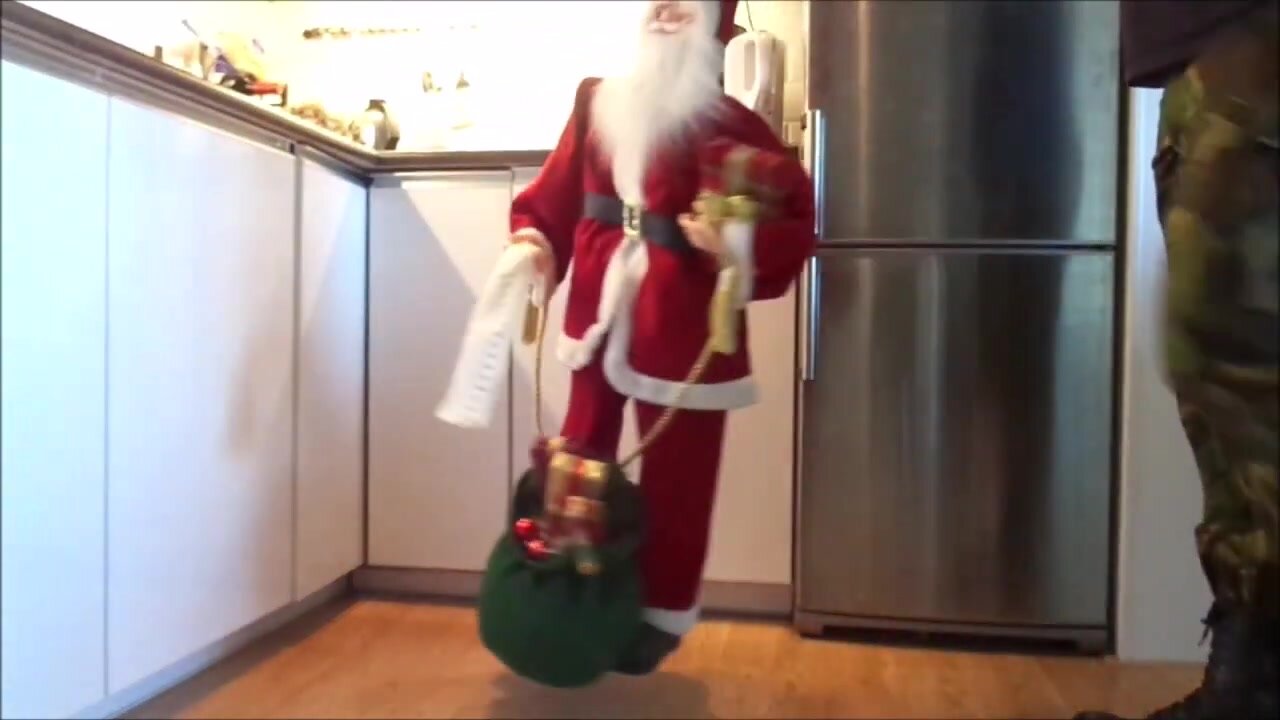 Stomping Santa Claus