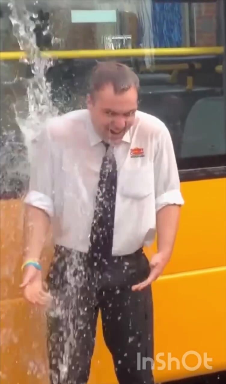 Wet bus driver