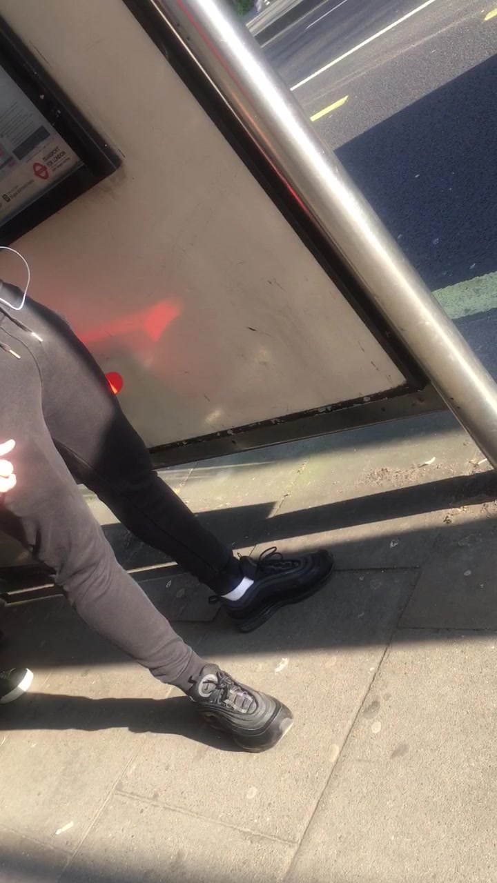 Sweatpants bulge - video 2