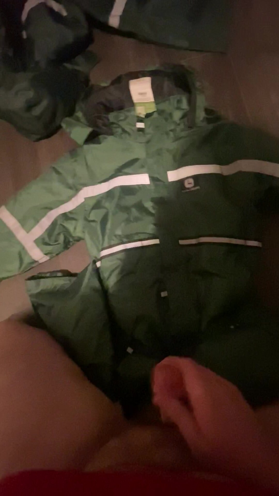 Cum on John Deere snow suit