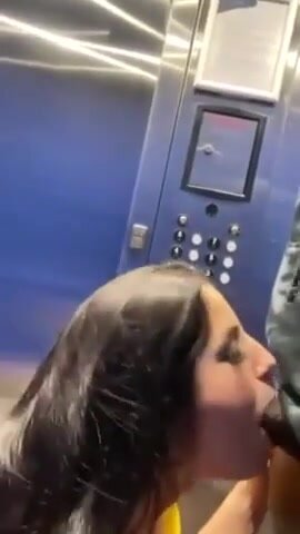Blowjob in elevator