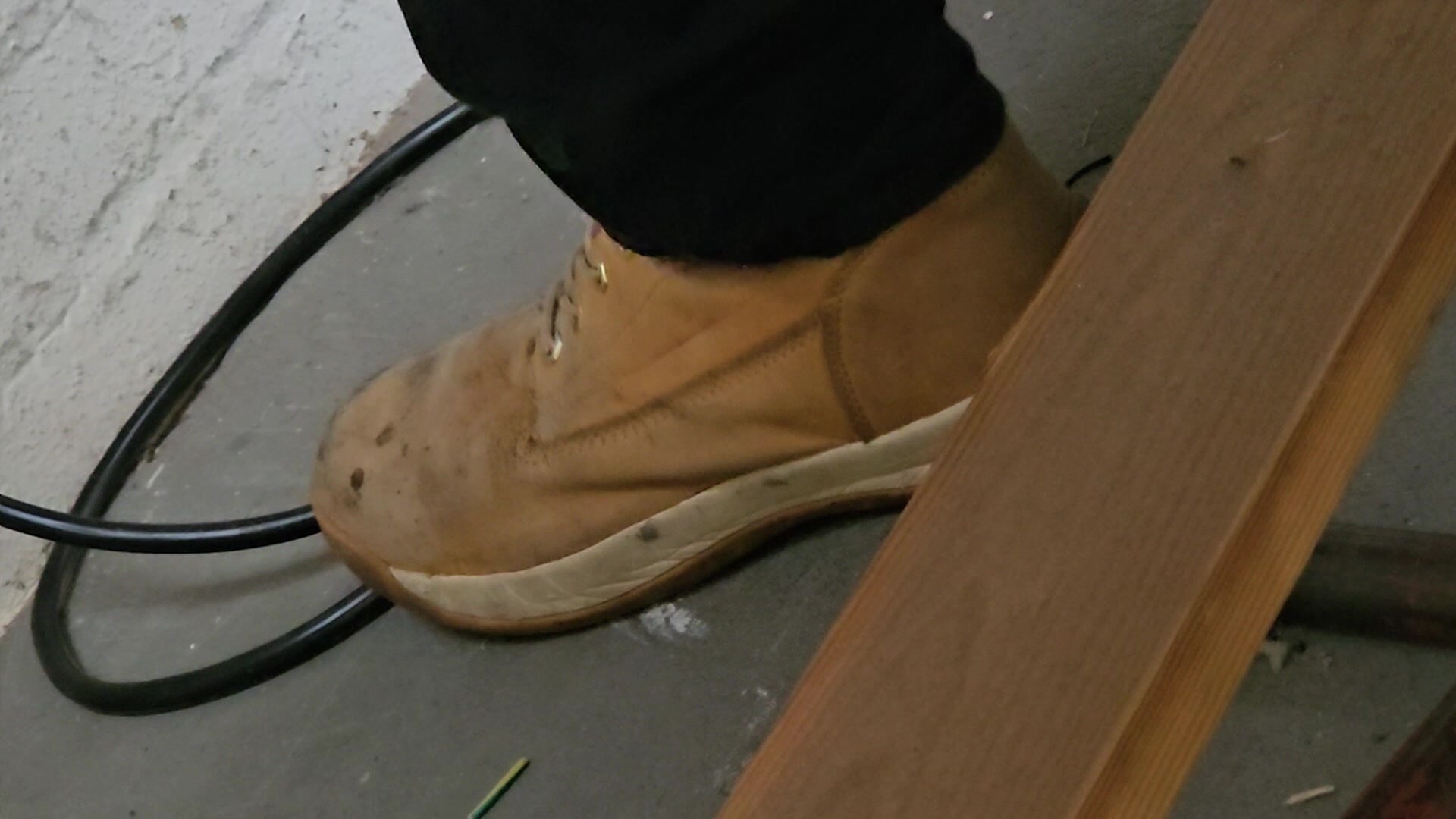 Candid Sweaty And Dirty Work Boots Pt 3