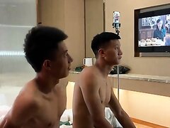 Two Chinese Straight fucked Sugar Daddy