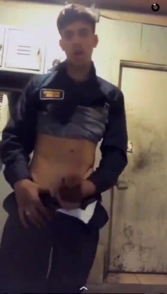 Latino gets busts a nut at work