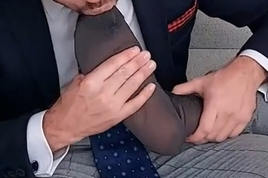 Sexy Sheer Dress Socks men FUCK