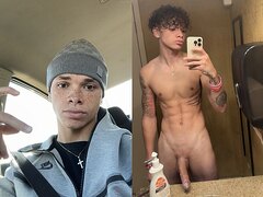 Str8 teen jock cums on his underwear