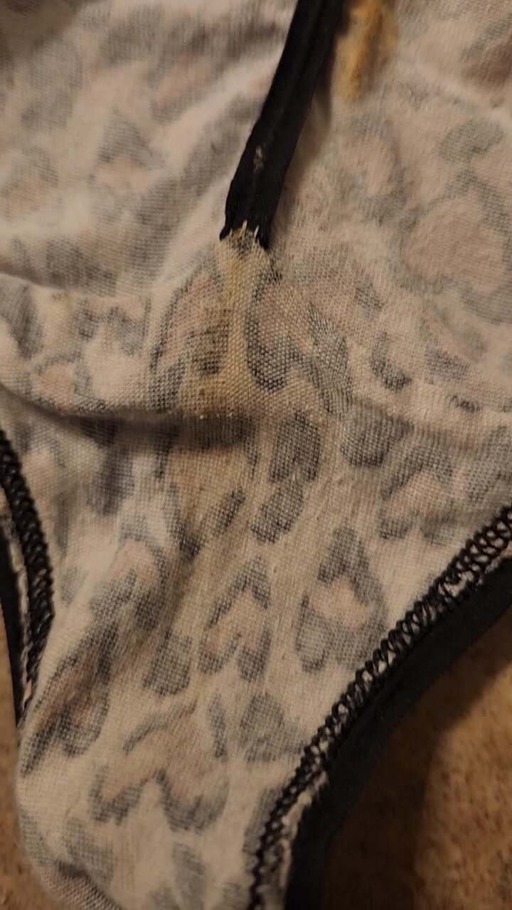 Wife's poop stained panty