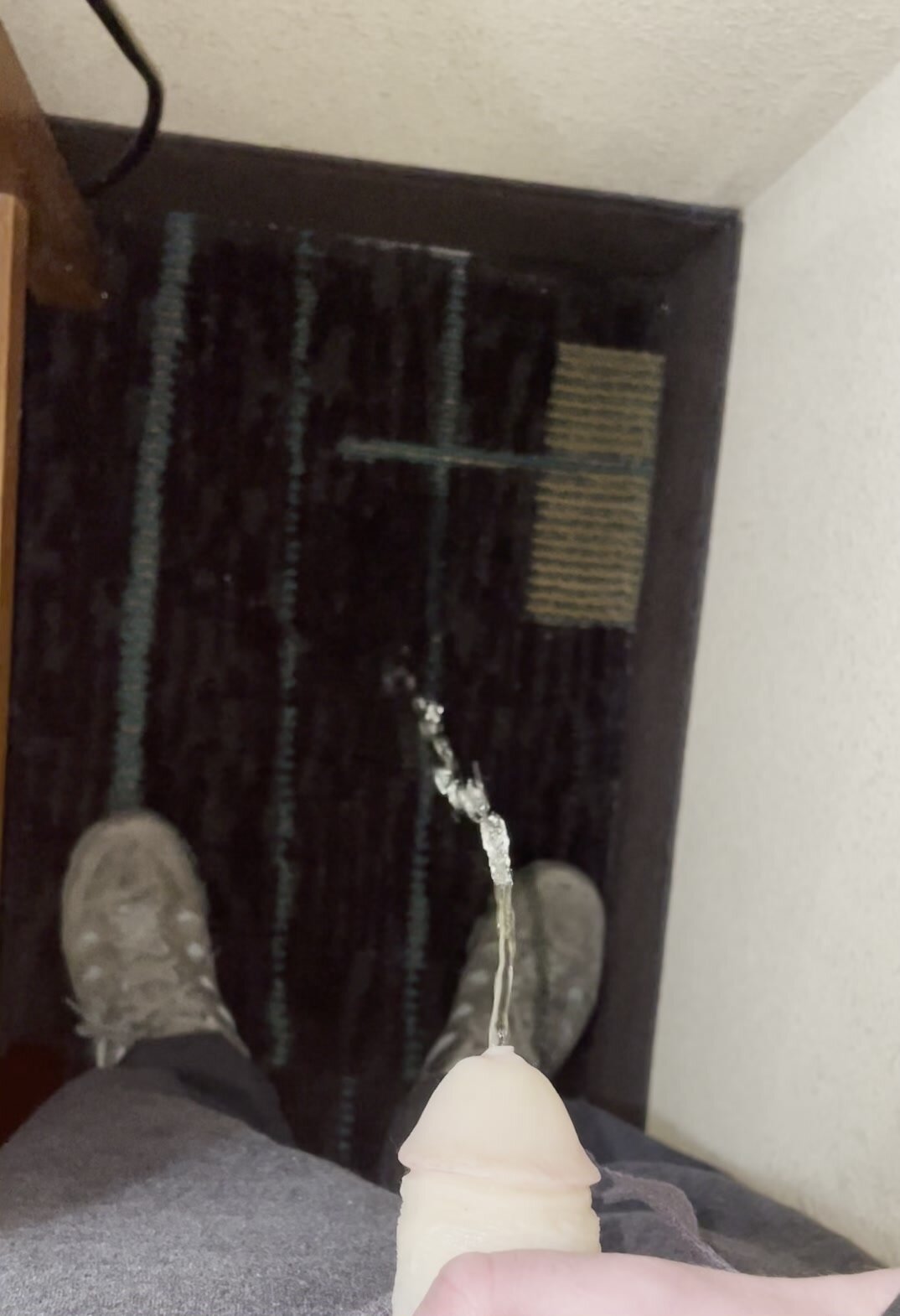 piss on hotel carpet