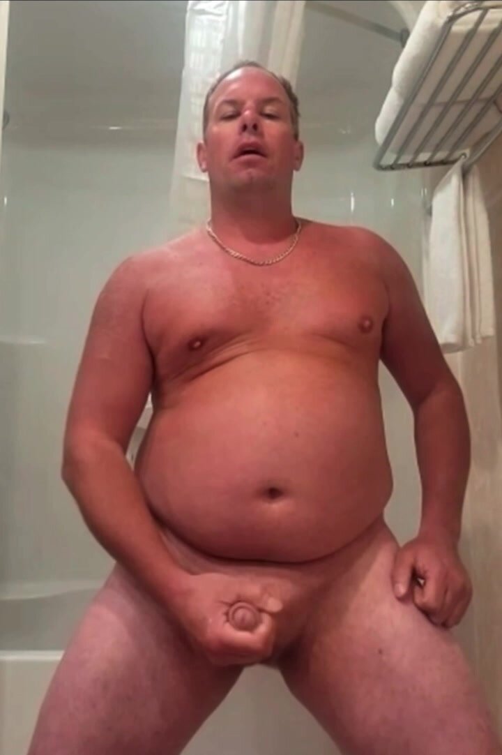 Rusty horny at hotel bathroom