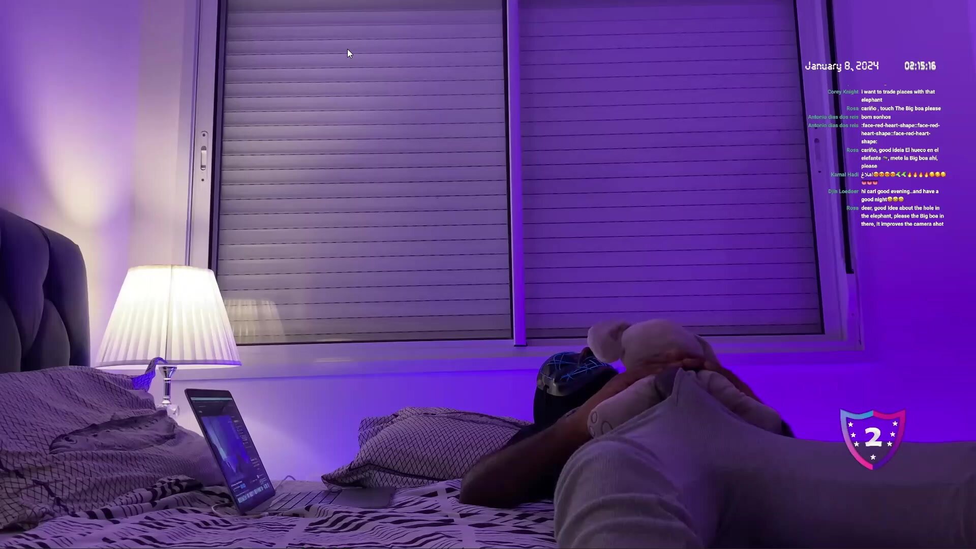 YT Sleep Streamer Fucking his plushie really hard