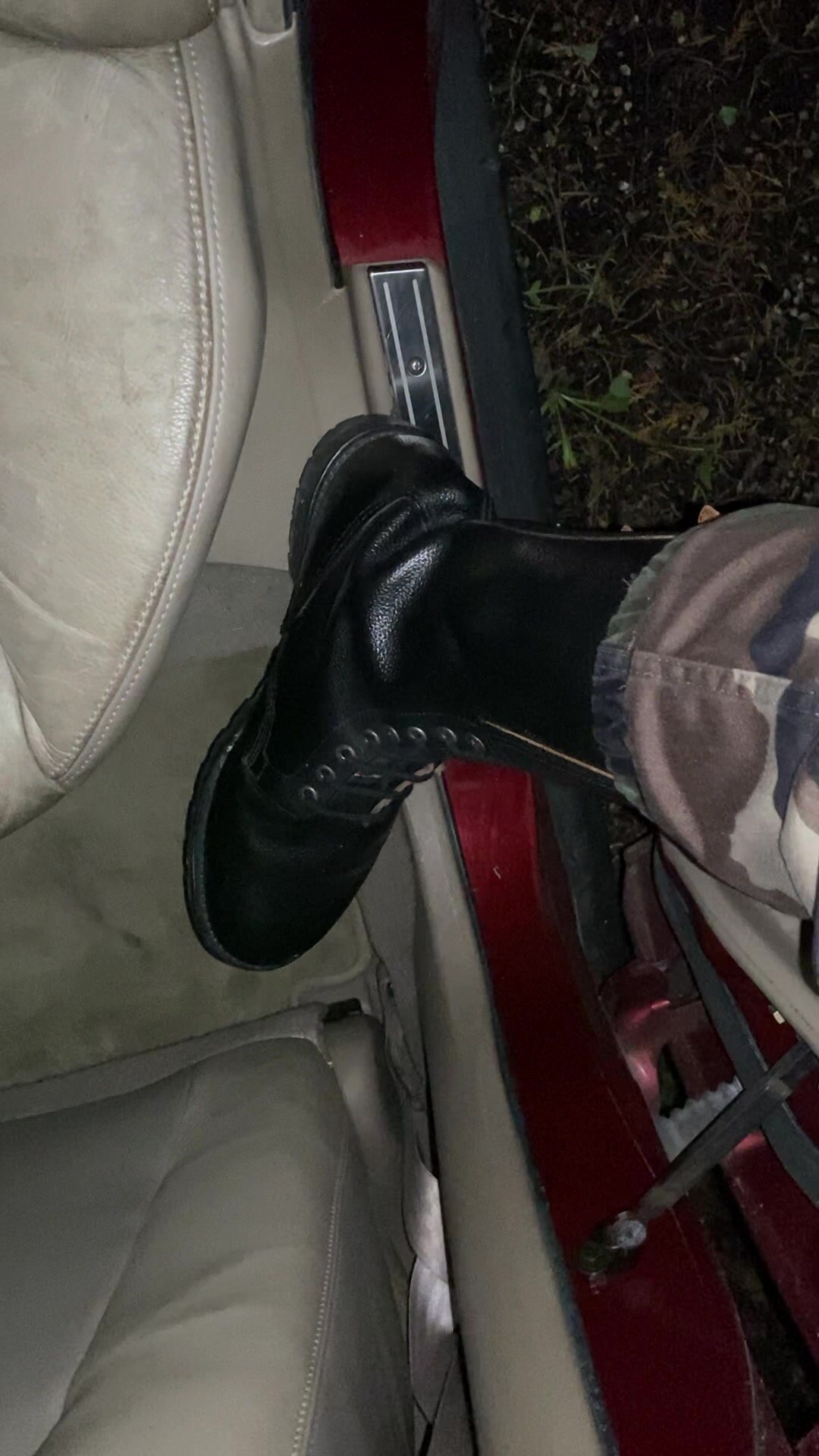 ARMY BOOTS FRENCH TRAMP A CAR