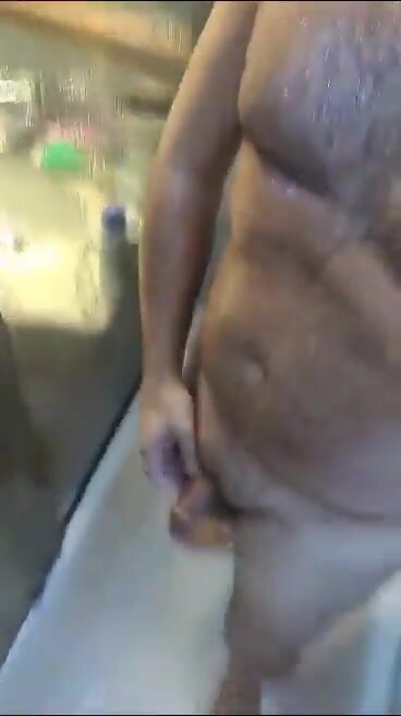 Hot Daddy on shower