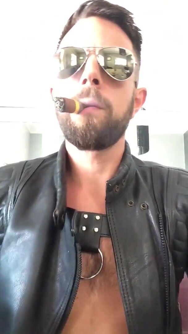 Hot leather gloves smoke - video 2