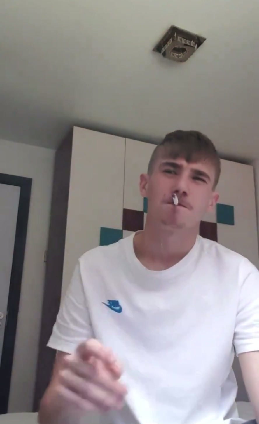 Young Chav Smoking