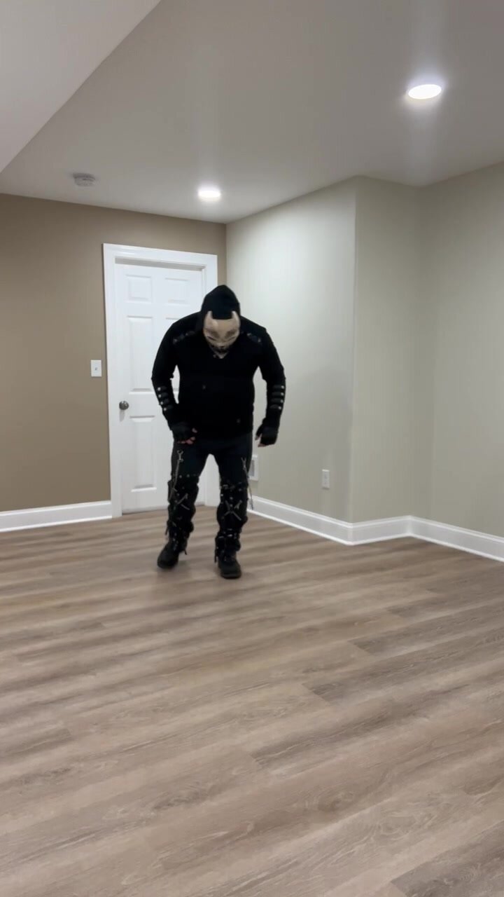 Demon Pissing in his new living space