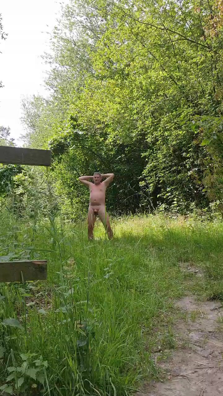 Getting caught naked outside