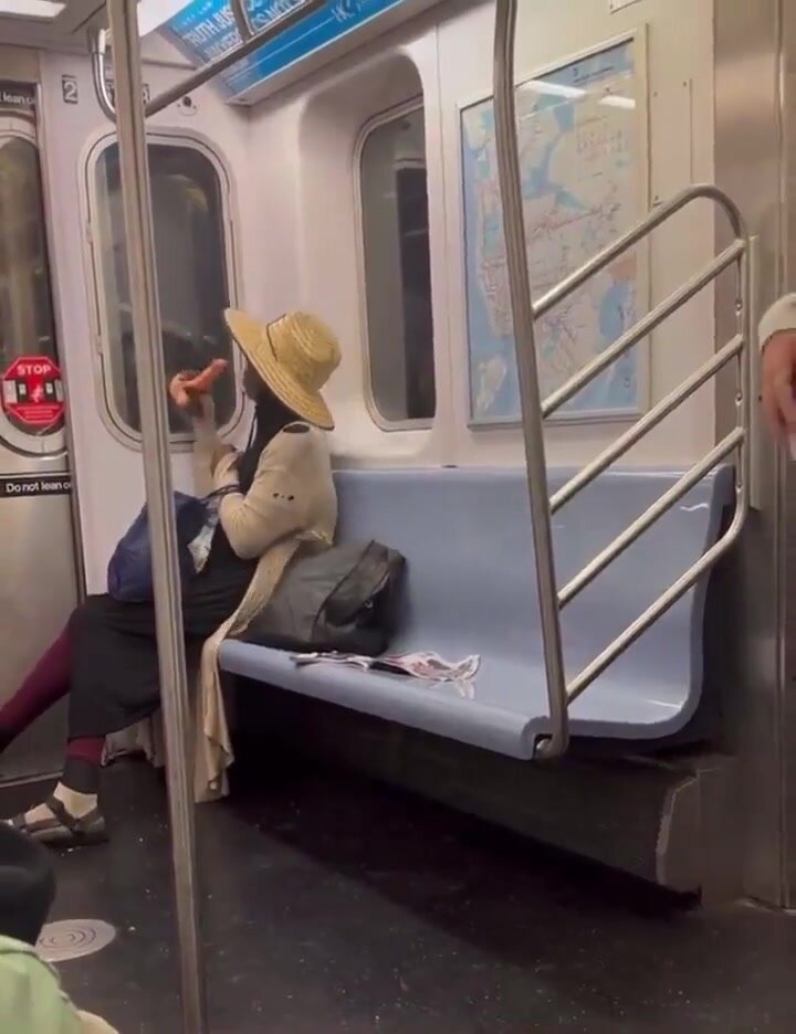 NYC subway dildo