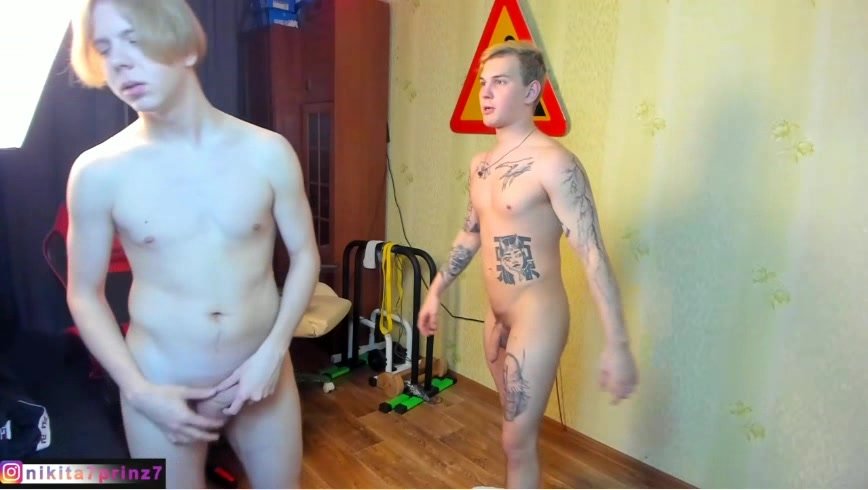 two sexy and one huge russian friend 10