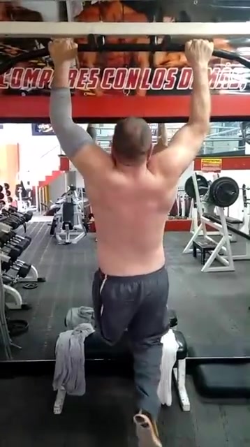 Amputee doing sports