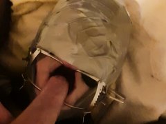REQUESTED piggy femboy tied gagged drinking piss
