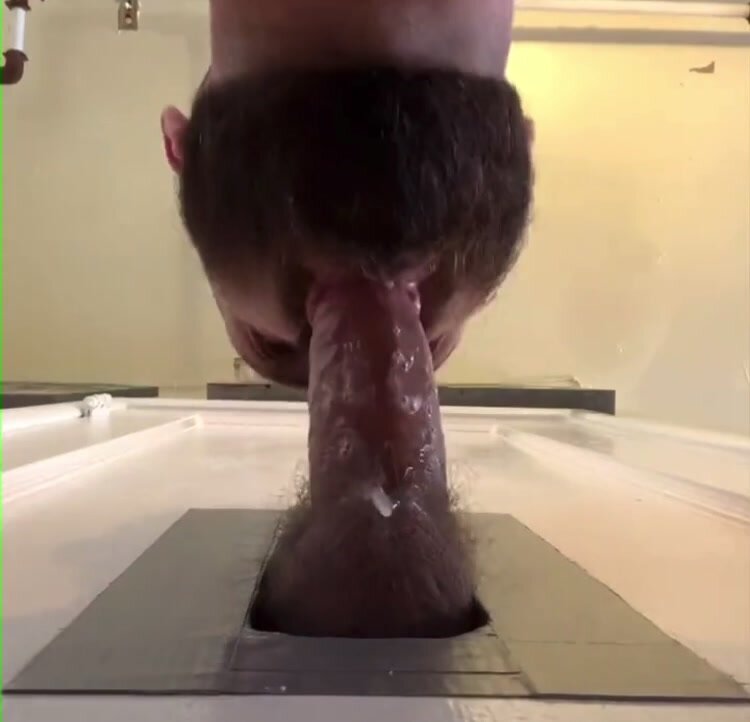 Swallowing verbal daddy’s cock