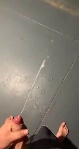 white boy jerks tiny penis and cums