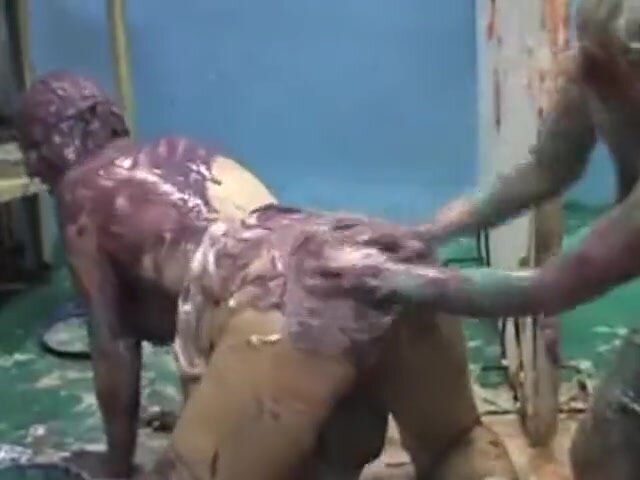 Woman messy play - video 3