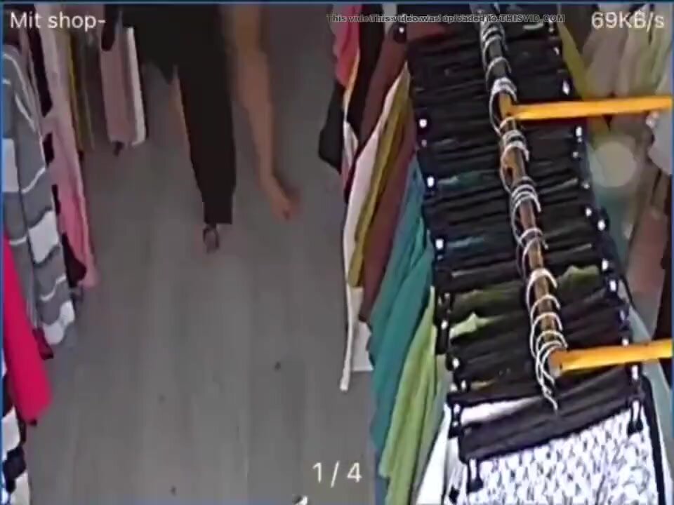 Caught pissing at the store's floor