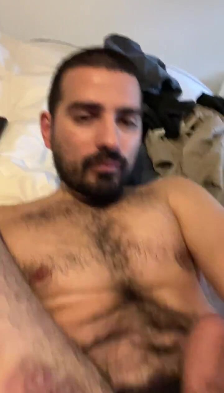 Greek faggot fingering his cunt