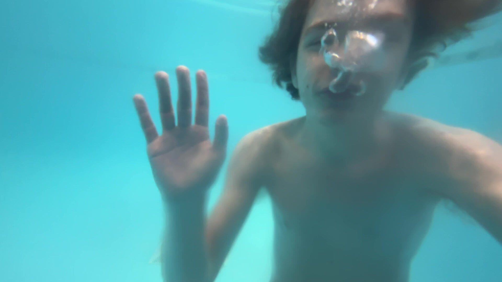 Talking Underwater in Pool