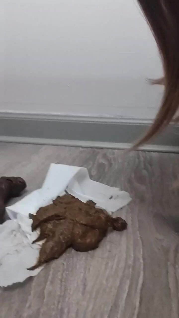 Cleaning up a smelly poop
