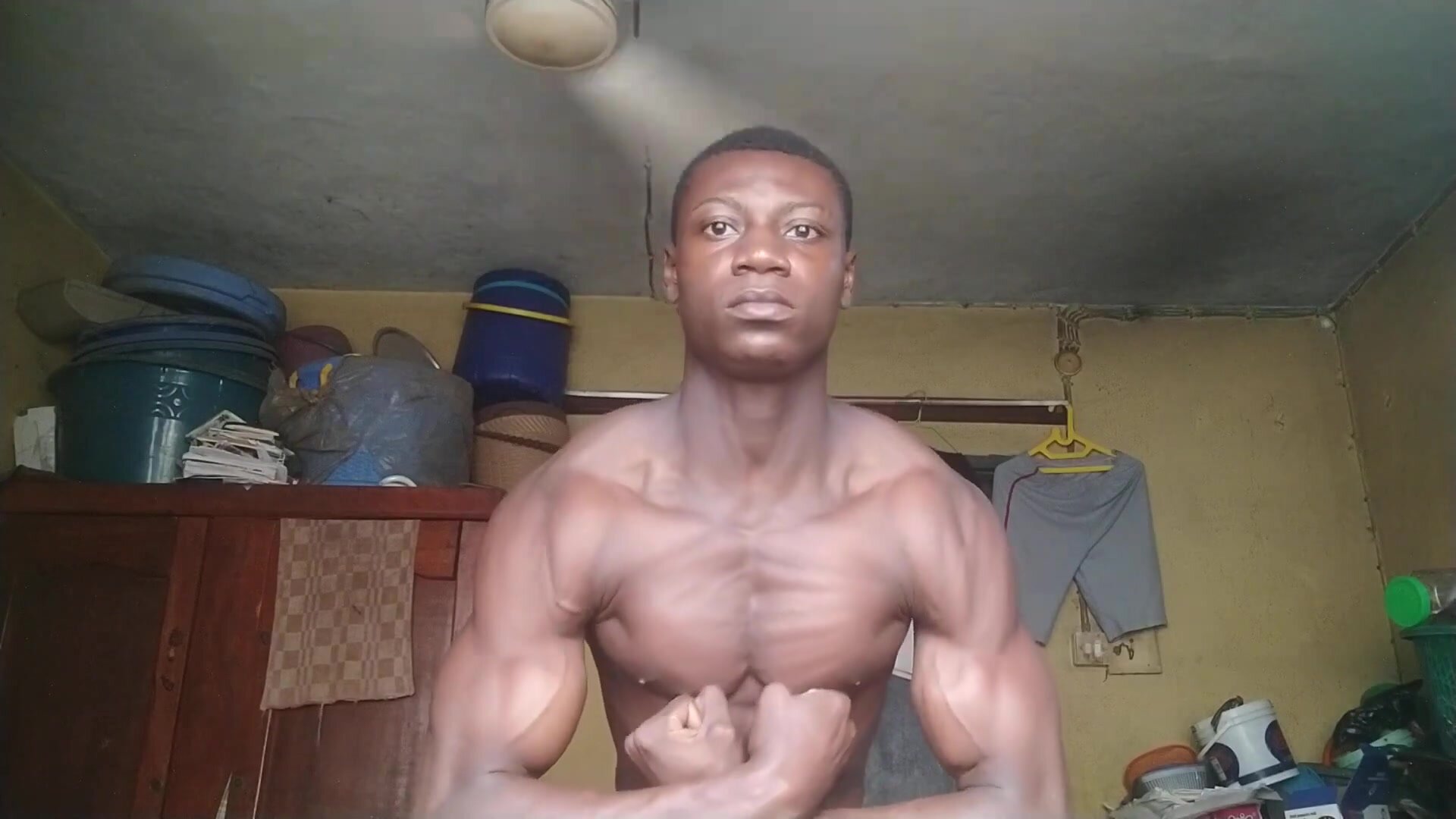African Teen Bodybuilder