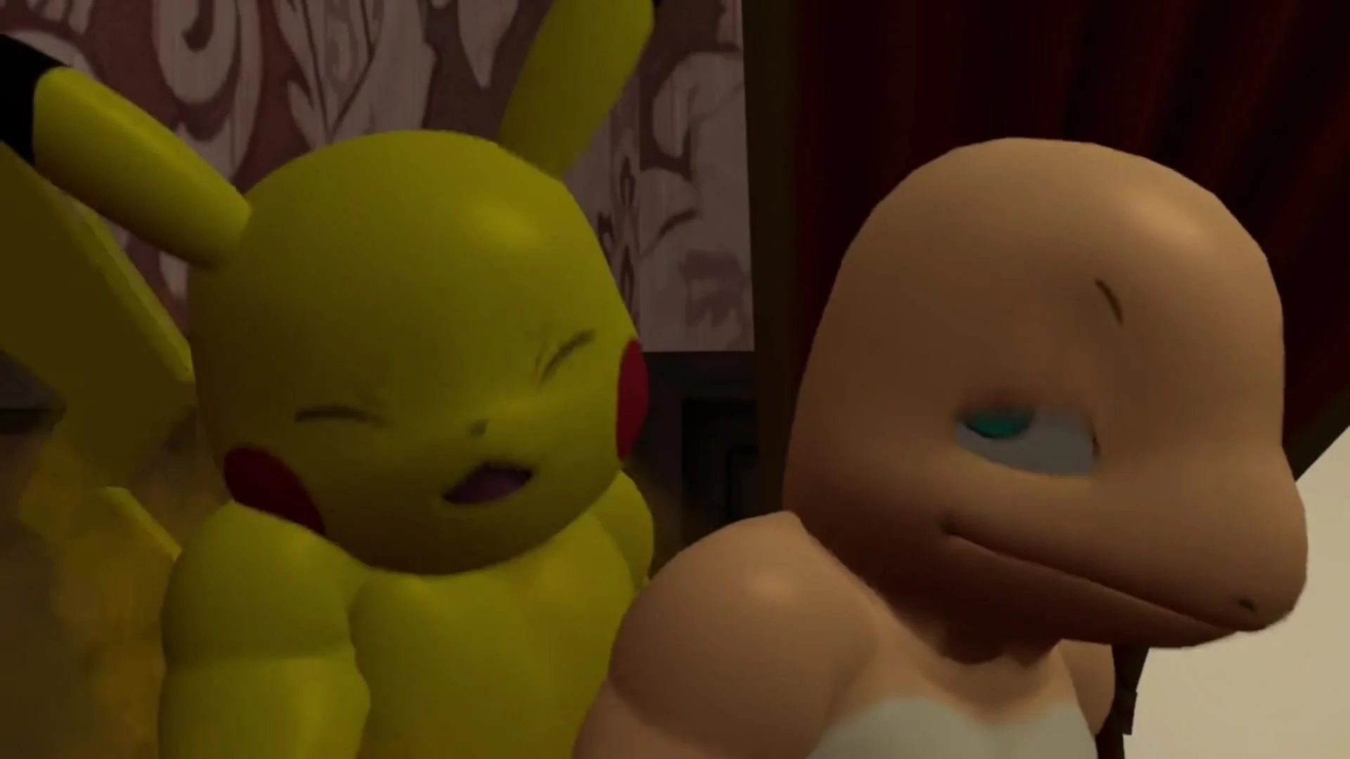 Charmander farting on Pikachus dick - ThisVid.com