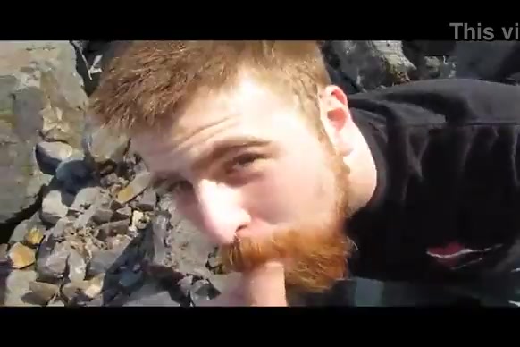 Gorgeous Ginger dude sucks in Alaska (No cum)