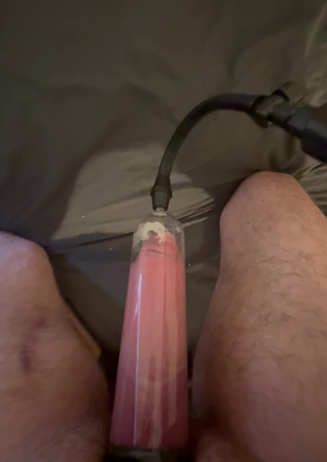Pumping cock to be fat