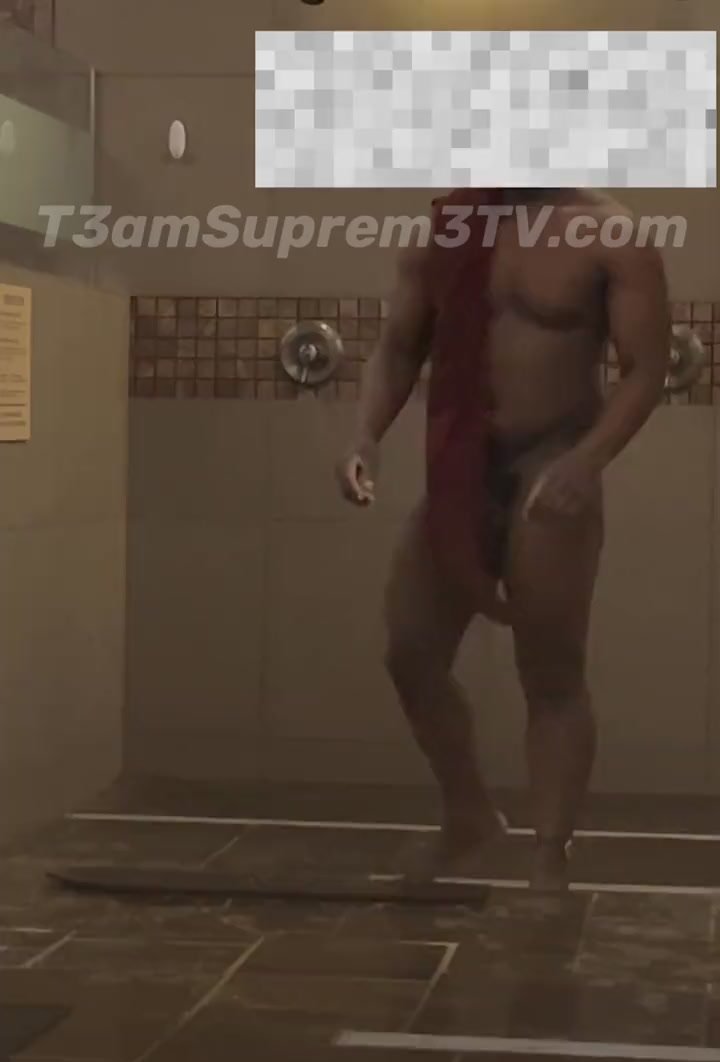 Men showers gym sauna steam room nlack naked