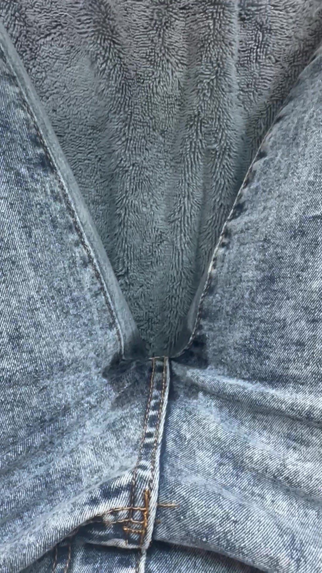 Making a little wet spot on my jeans at lunch