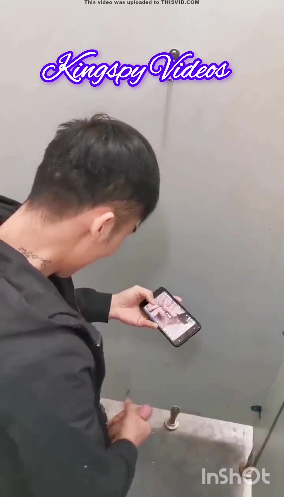 Asian guy flush his unborn kids down the toilet