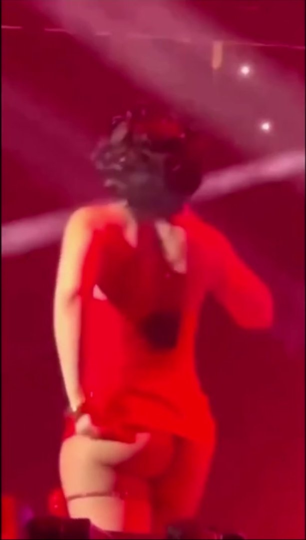 Ass Exposed on Stage