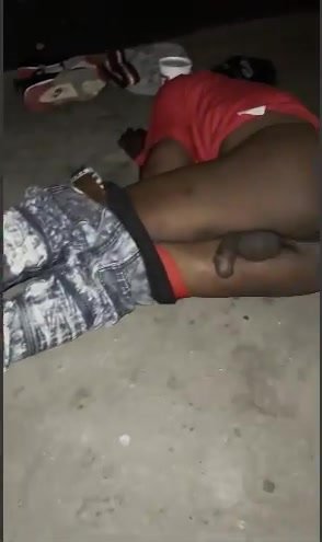 Saw homeless guy sleep with his ass out, outside