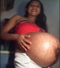 Pregnant Asian  woman vid-1