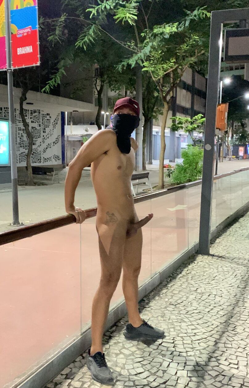 naked exhibitionist in public part 3