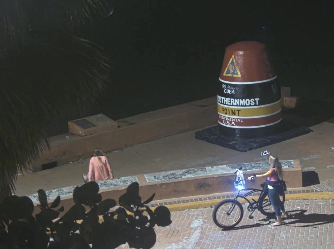Southernmost Point Woman Pees