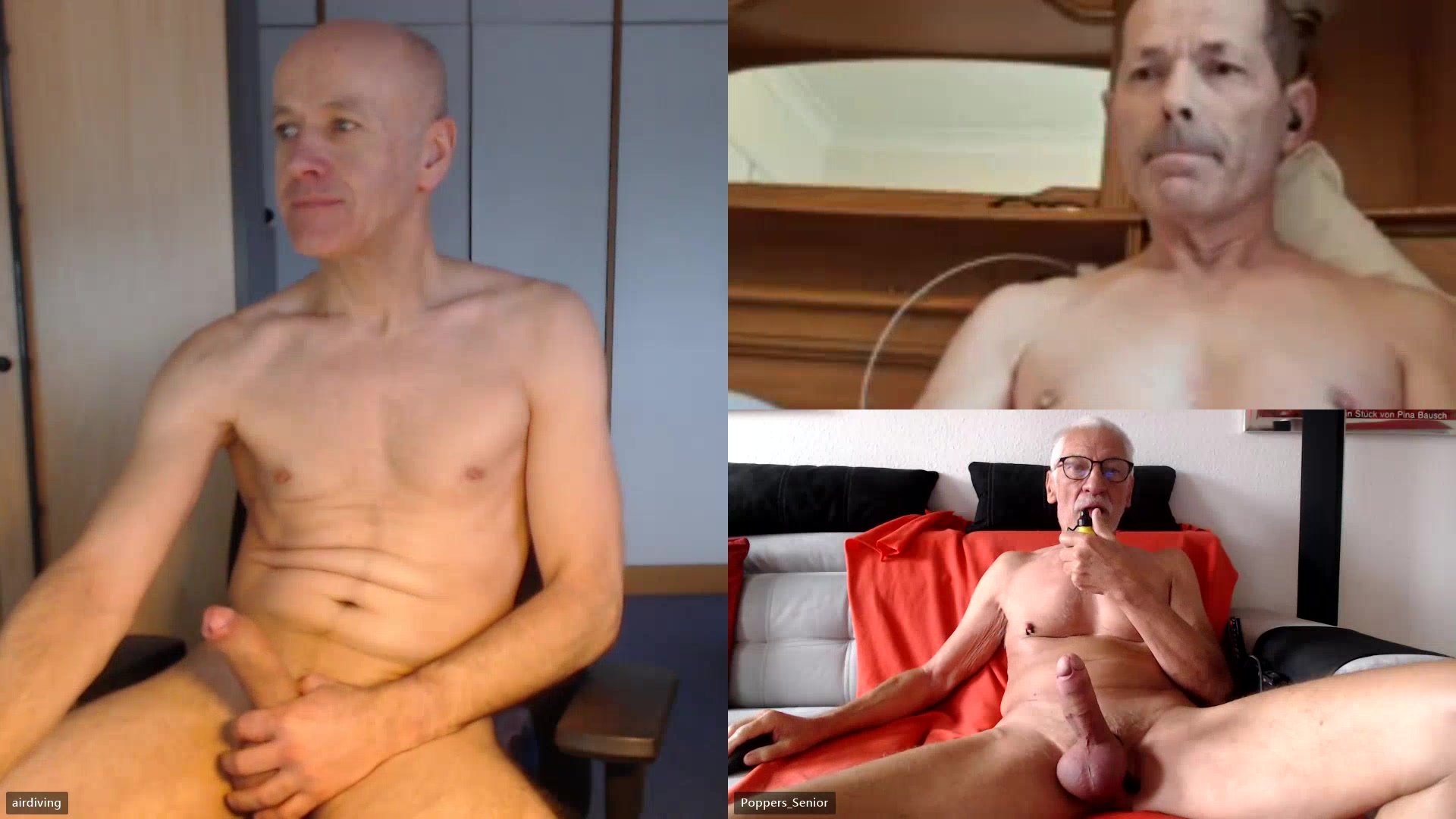 Skype Group I (Jan. 26th, 24): Jerk off, poppers, cum